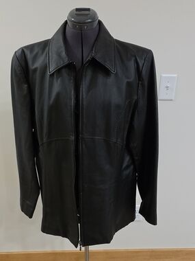 Jacqueline Ferrar Black Leather Jacket